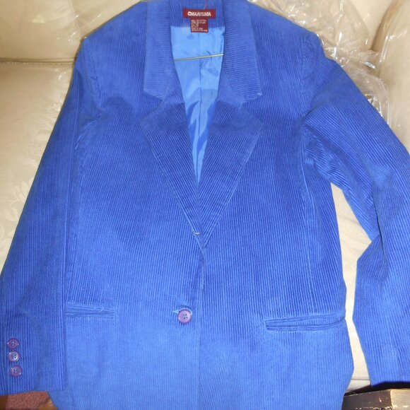 Cotton Corduroy Blazer - Picture 1 of 4